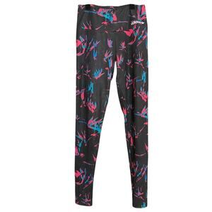 Adidas Women's Leggings Size Small Retro Tech‎ Printed Neon Activewear Workout